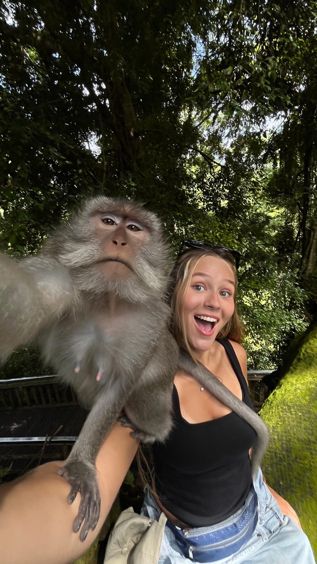 Aluno Muss em viagem para Bali