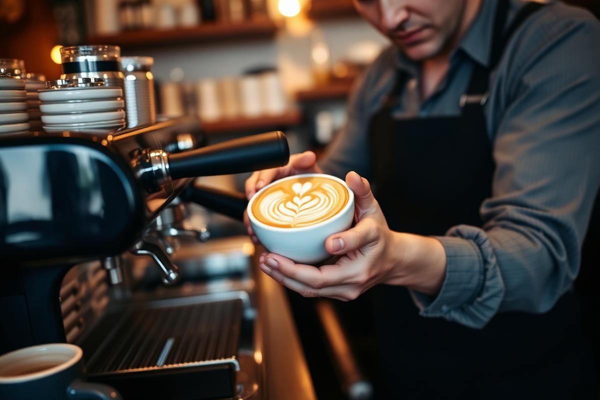 Estudantes internacionais em diferentes ambientes de trabalho na Austrália — café, restaurante, hotel e área urbana